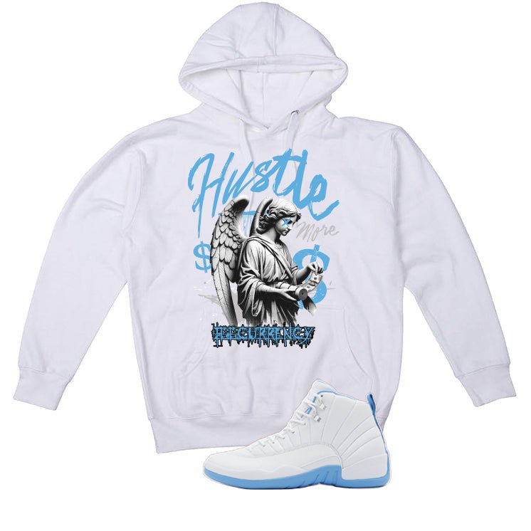 Air Jordan 12 Melo White T-Shirt (Hustle More)| illcurrency product image 3
