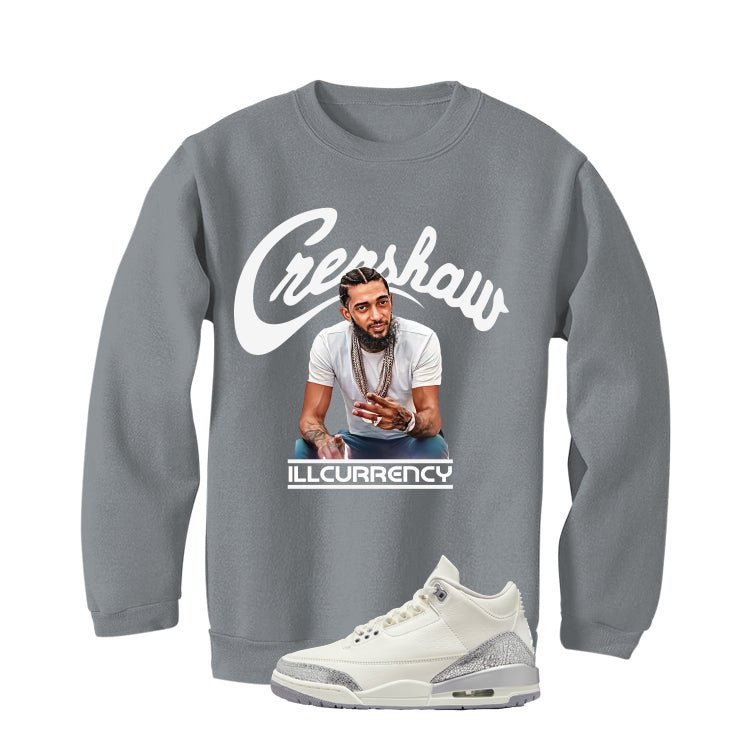Air Jordan 3 WMNS Sail Grey T-Shirt (Crenshaw)| illcurrency product image 4