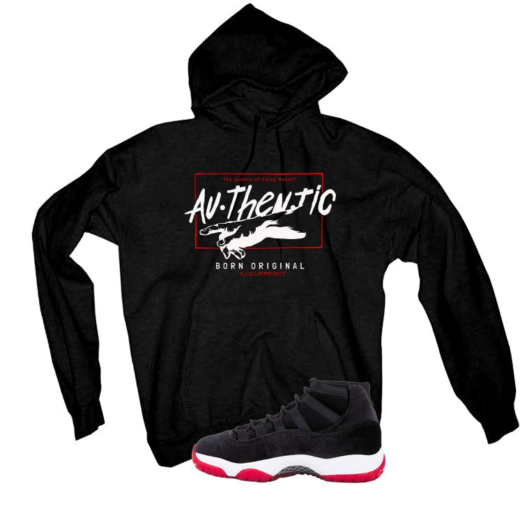 Air Jordan 11 Bred Velvet Black T-Shirt (Authentic) product image 3