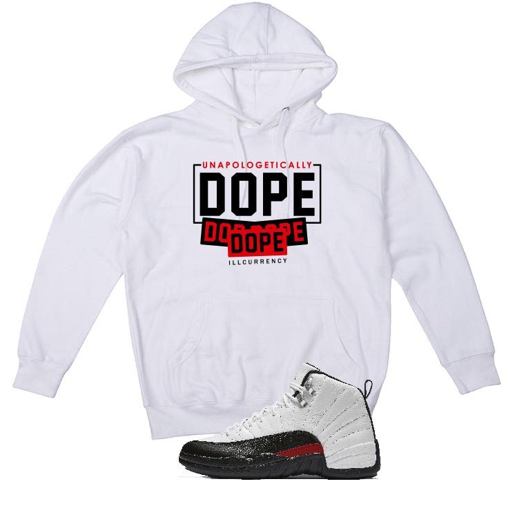 Air Jordan 12 “Red Taxi” | illcurrency White T-Shirt (DOPE) product image 3