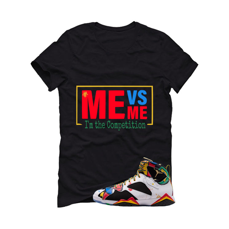 Air Jordan 7 Miro Matching T-Shirt Black (Me Vs Me) product image 2