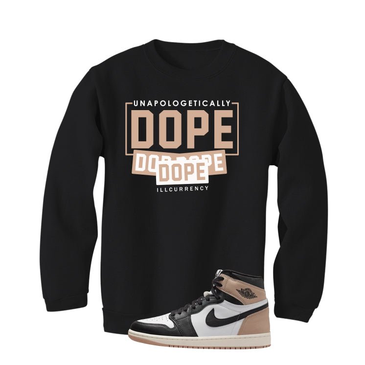 Air Jordan 1 High OG Latte Black T-Shirt (DOPE)| illcurrency product image 4
