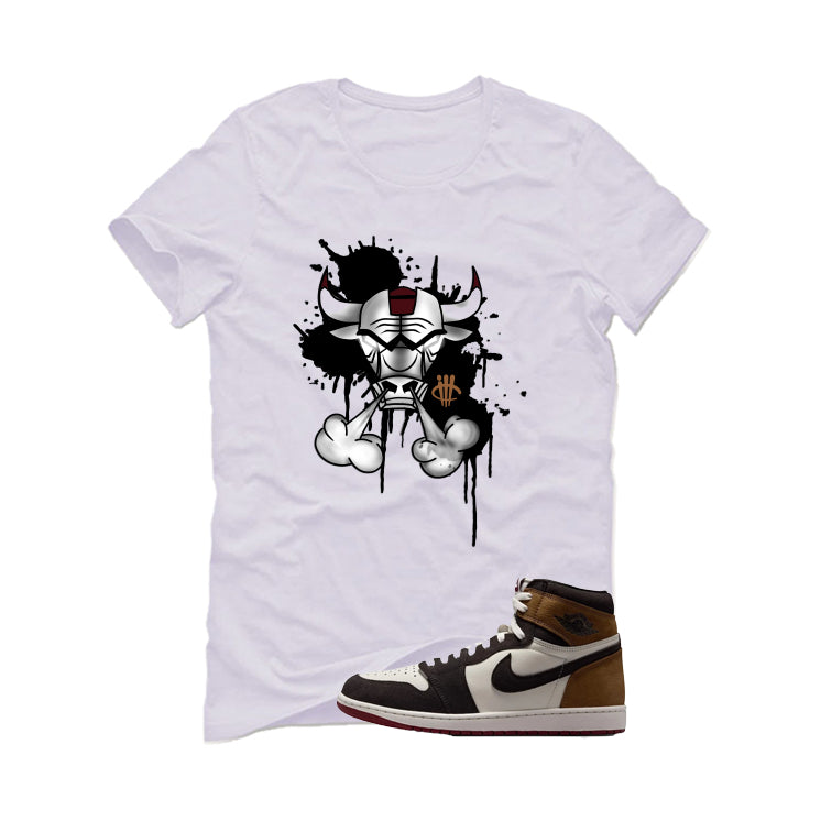 Air Jordan 1 High OG Love The Game Matching T-Shirt White product image 2