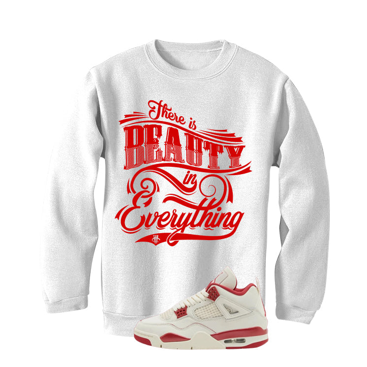 Air Jordan 4 Valentine’s Day (Sierra Red) Matching T-Shirt product image 4