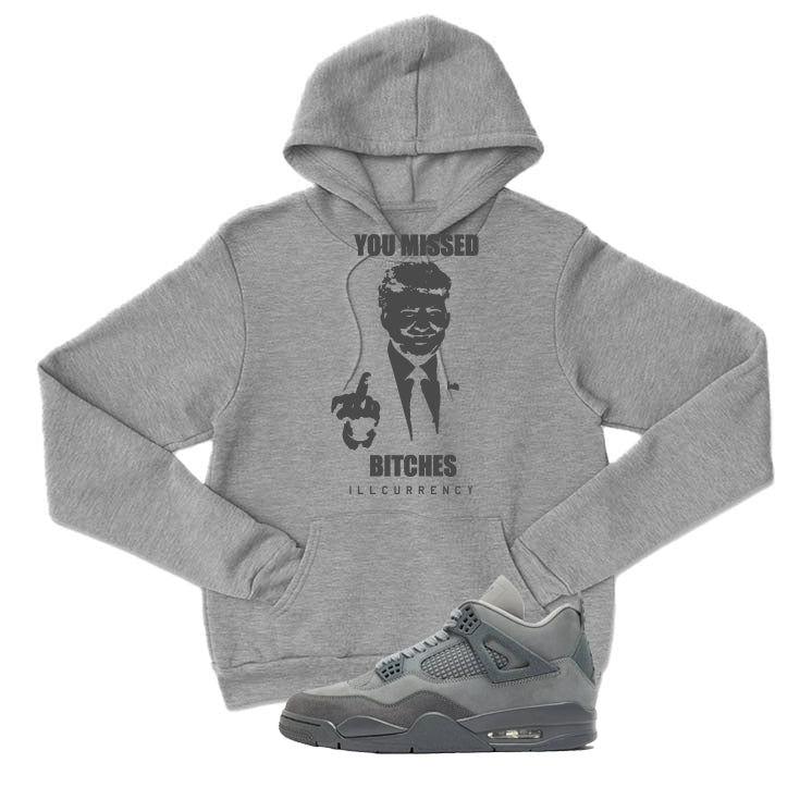 Air Jordan 4 Paris Olympics Grey T-Shirt (Trump you product image 3