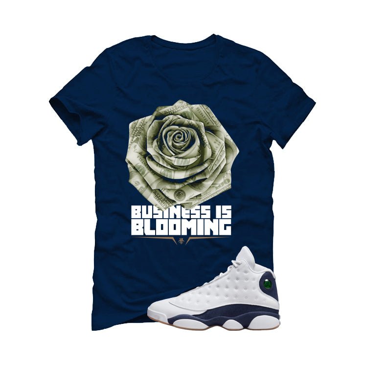 Air Jordan 13 Midnight Navy Blue T-Shirt (Business is product image 2