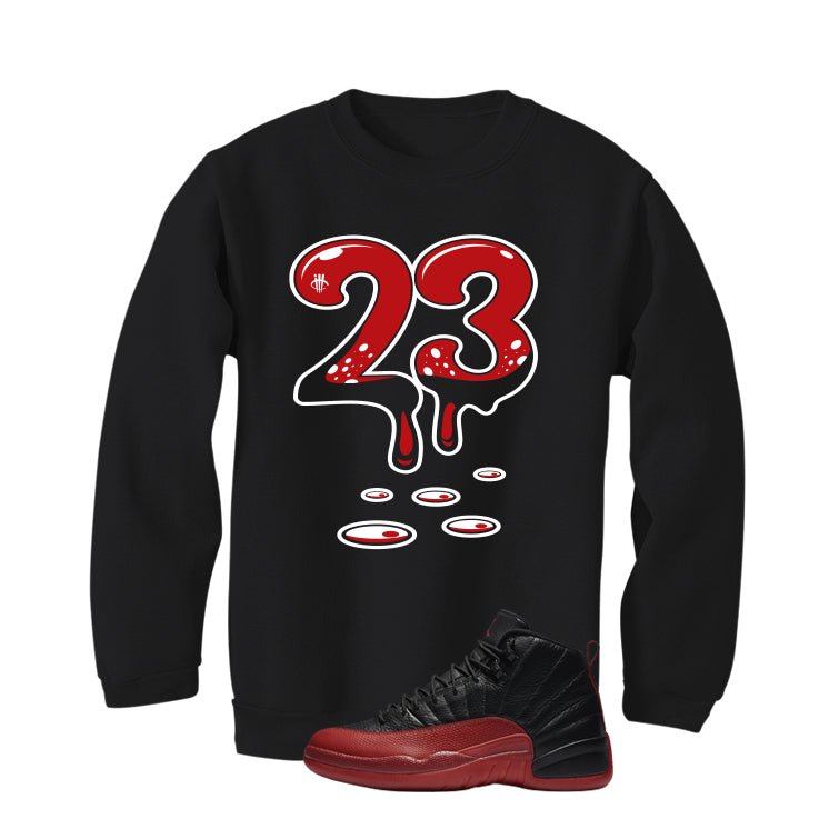 Air Jordan 12 Flu Game 2025 Black T-Shirt (23)| illcurrency product image 4