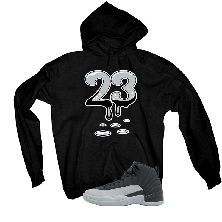 Air Jordan 12 Black/Wolf Grey Black T-Shirt (23) product image 3