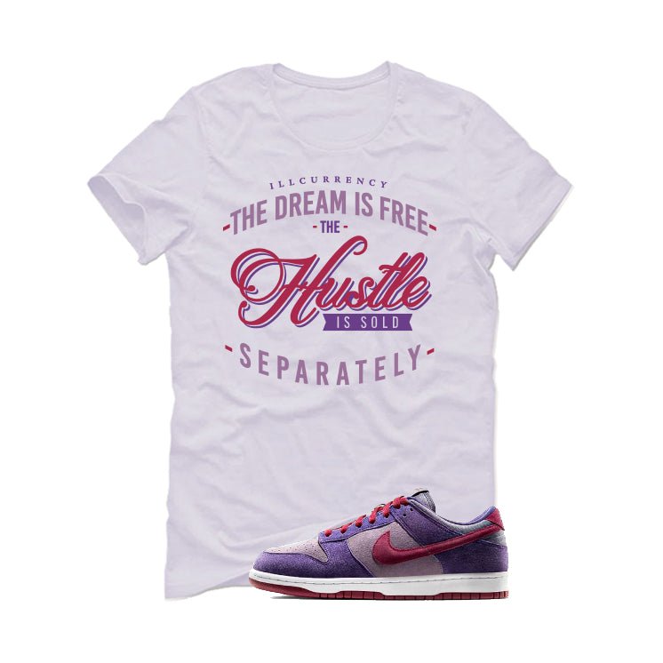 Nike Dunk Low “Plum” | illcurrency White T-Shirt (The dream product image 2
