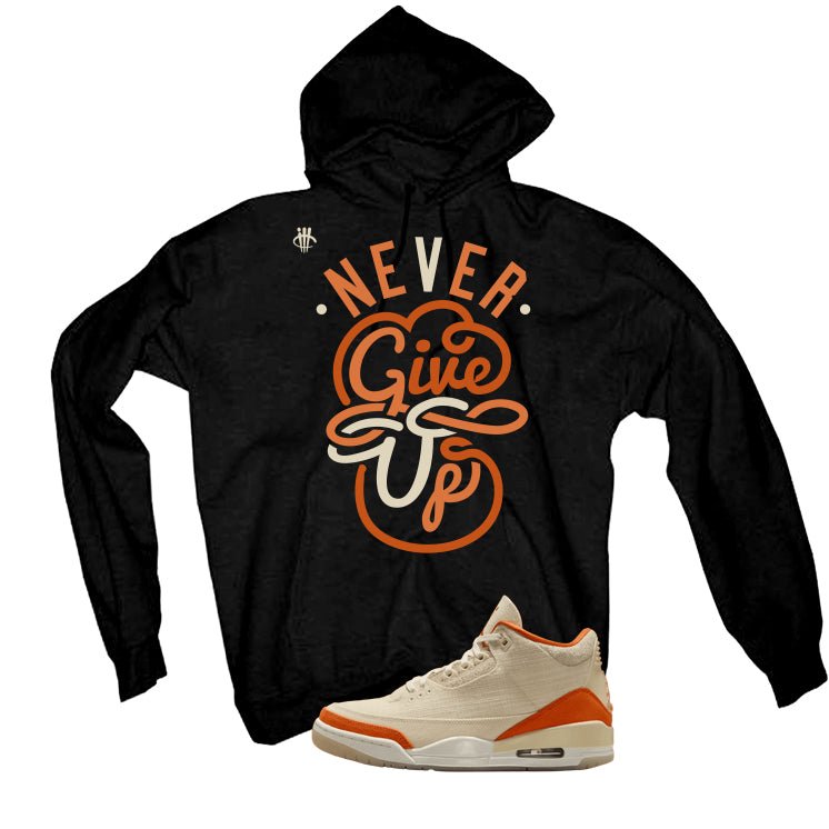 Air Jordan 3 WMNS Starfish Black T-Shirt (Never Give Up) product image 3