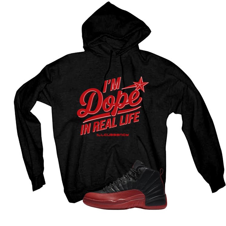 Air Jordan 12 Flu Game 2025 Black T-Shirt (DOPE) product image 3