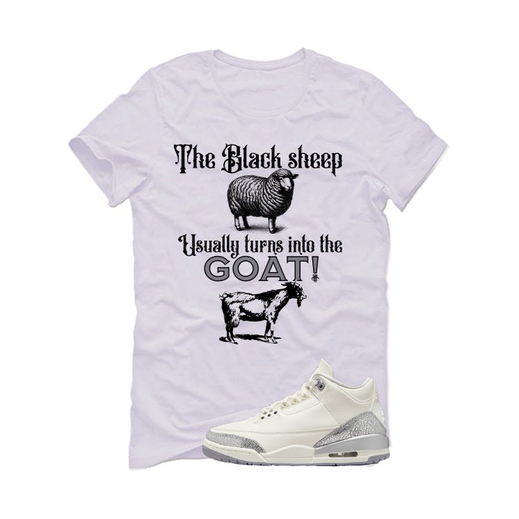 Air Jordan 3 WMNS Sail White T-Shirt (the black sheep product image 2