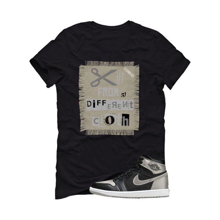 Air Jordan 1 High OG WMNS Satin Shadow Black T-Shirt (Cut product image 2