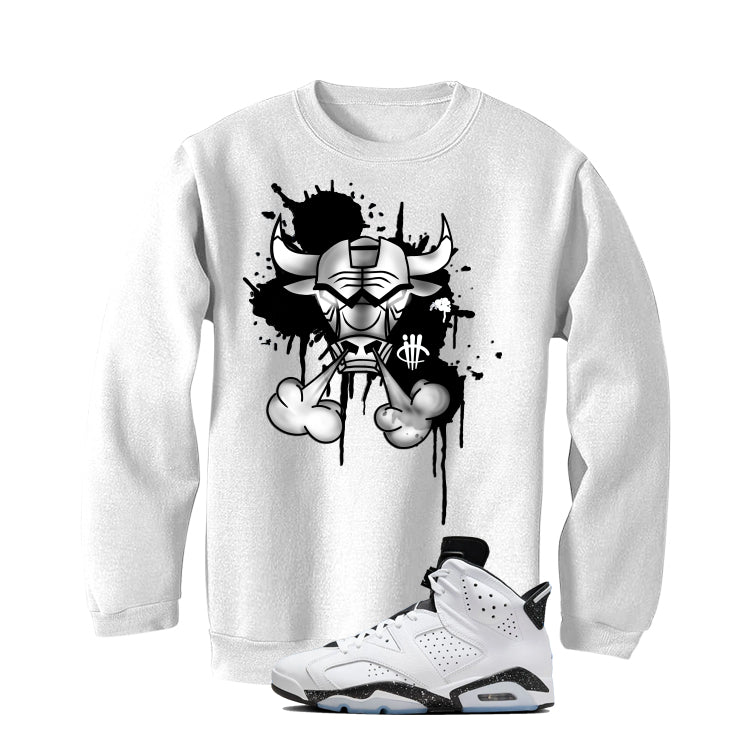 Air Jordan 6 Reverse Oreo White T-Shirt (Iron Bull) product image 3