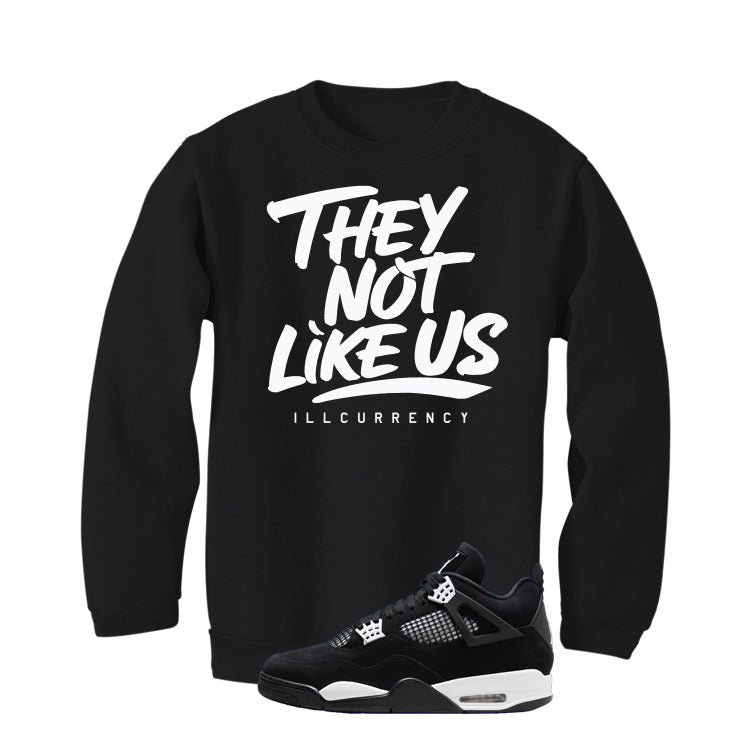 Air Jordan 4 White Thunder Black T-Shirt (They not like product image 4