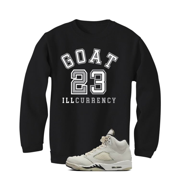 Air Jordan 5 SE “Sail” | illcurrency Black T-Shirt (GOAT 23) product image 4