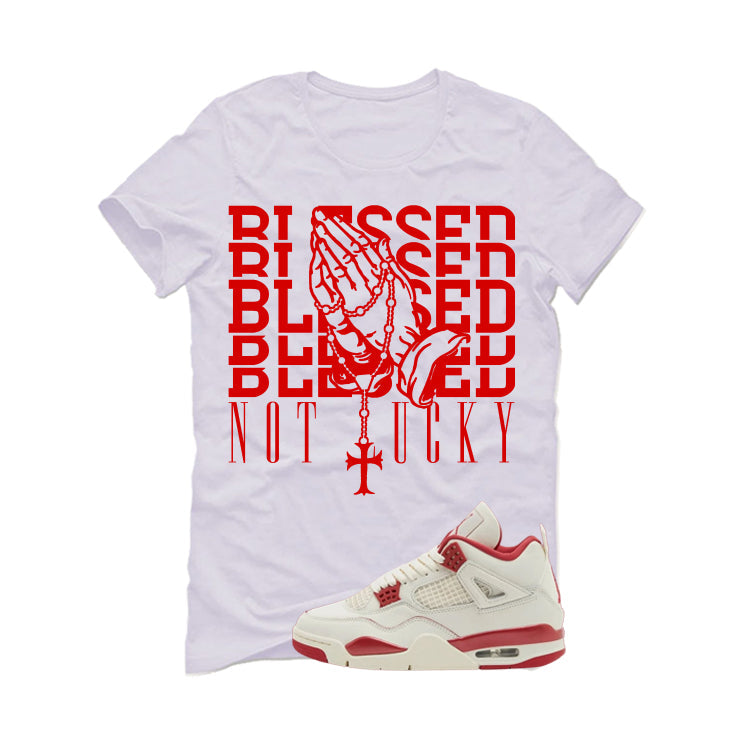 Air Jordan 4 Valentine’s Day (Sierra Red) Matching T-Shirt product image 2