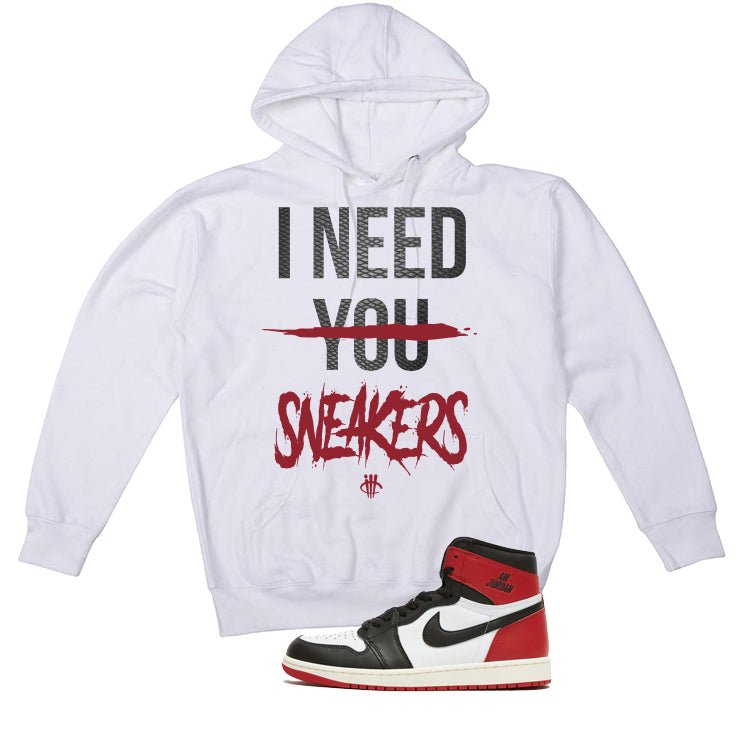 Air Jordan 1 High OG Black Toe Reimagined White T-Shirt (I product image 3