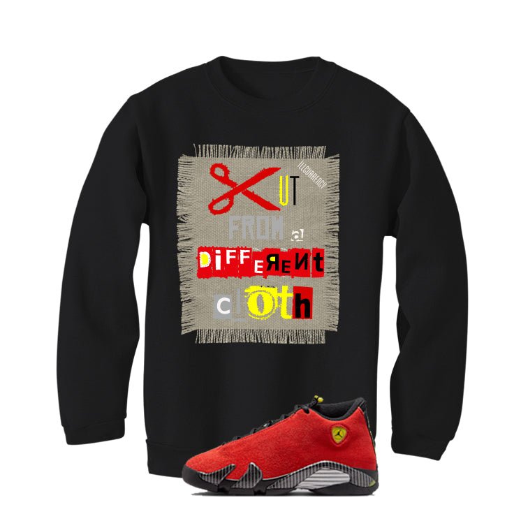 Air Jordan 14 Ferrari Black T-Shirt (Cut from a different product image 4