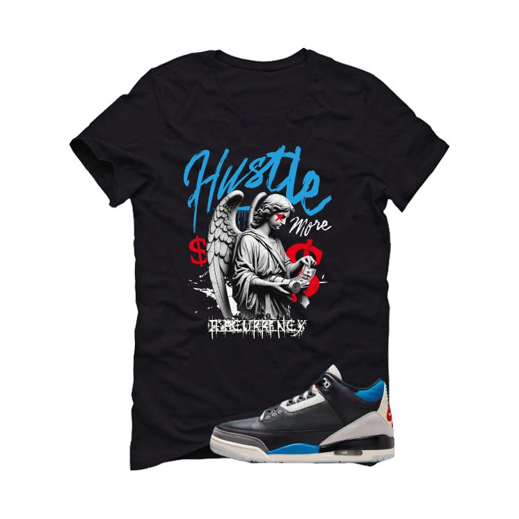 Air Jordan 3 OG Rare Black T-Shirt (Hustle More) product image 2
