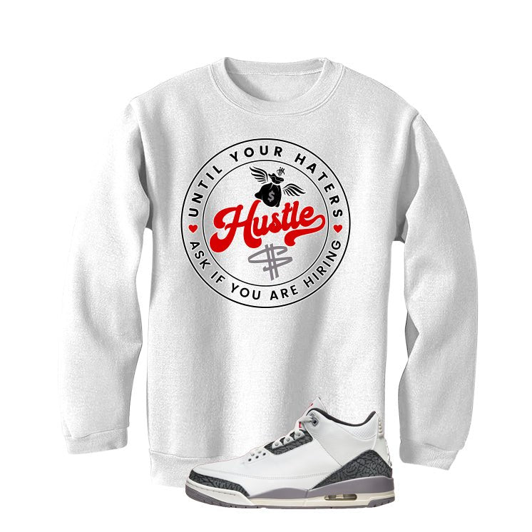 Air Jordan 3 Cement Grey White T-Shirt (Haters Catch Up) product image 4