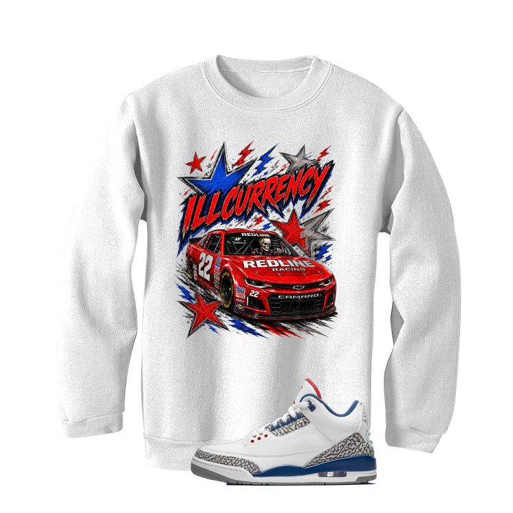 Air Jordan 3 True Blue Matching T-Shirt White (illcurrency product image 4