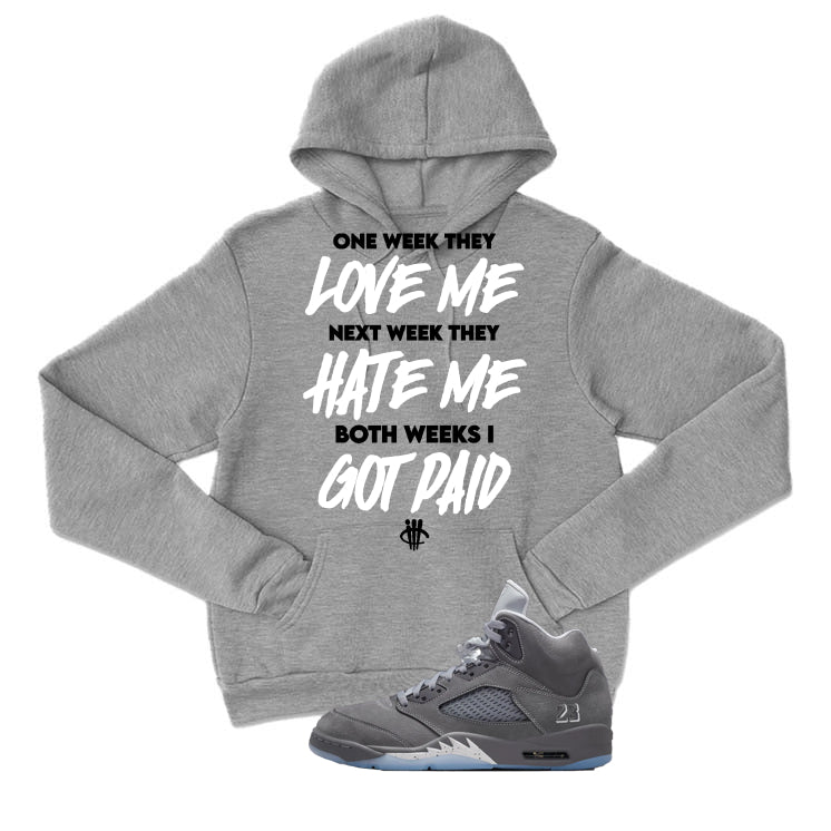 Air Jordan 5 Wolf Grey Matching T-Shirt, Sweatshirts & product image 3