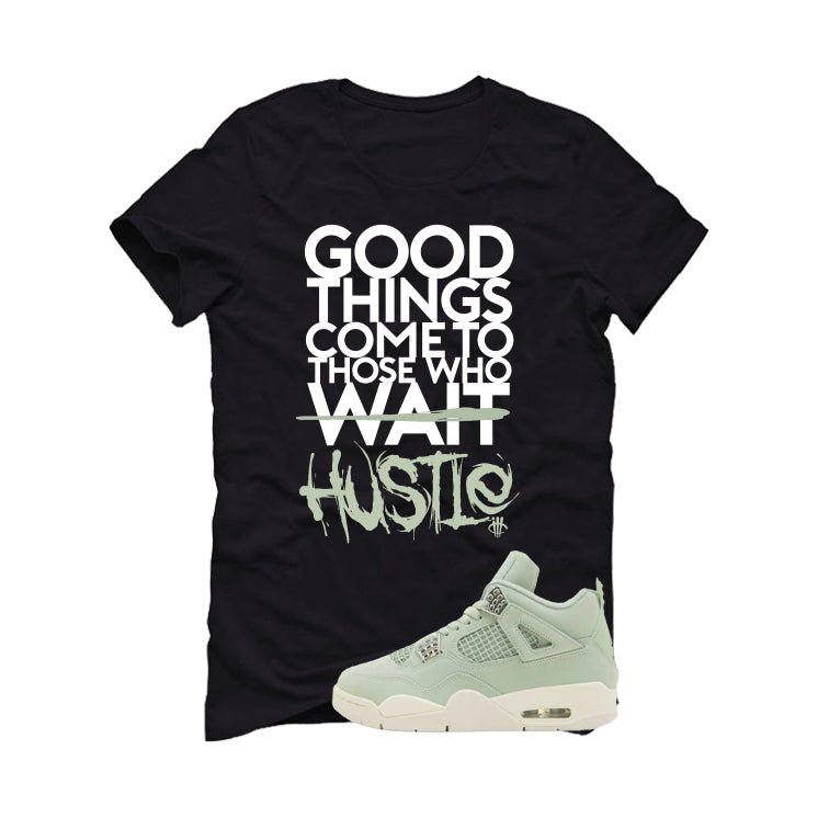 Air Jordan 4 WMNS Seafoam Black T-Shirt (Good Things) product image 2