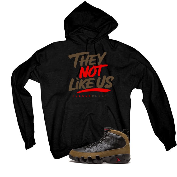 Air Jordan 9 Olive Black T-Shirt (They not like us) product image 3