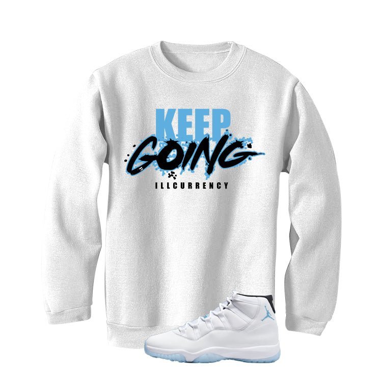 Air Jordan 11 Legend Blue White T-Shirt (keep Going) product image 4