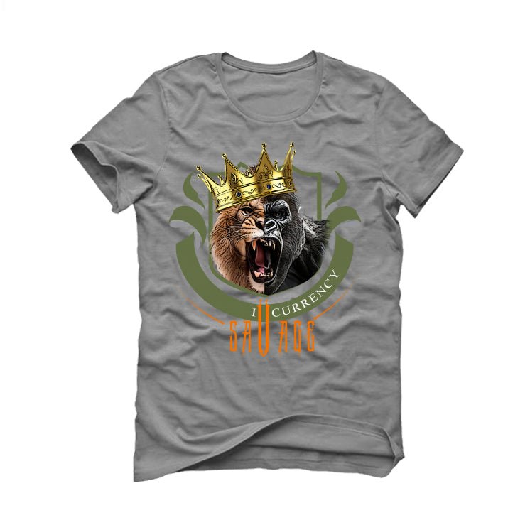 Air Jordan 5 “Olive” | illcurrency Grey T-Shirt (Savage product image 2