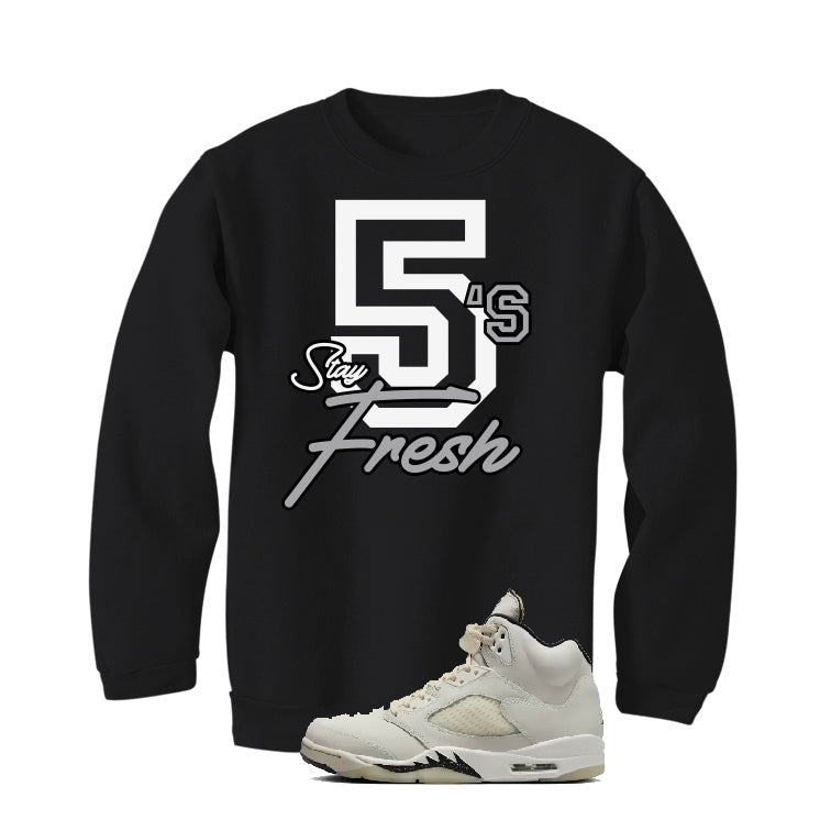 Air Jordan 5 SE “Sail” | illcurrency Black T-Shirt (Stay product image 4