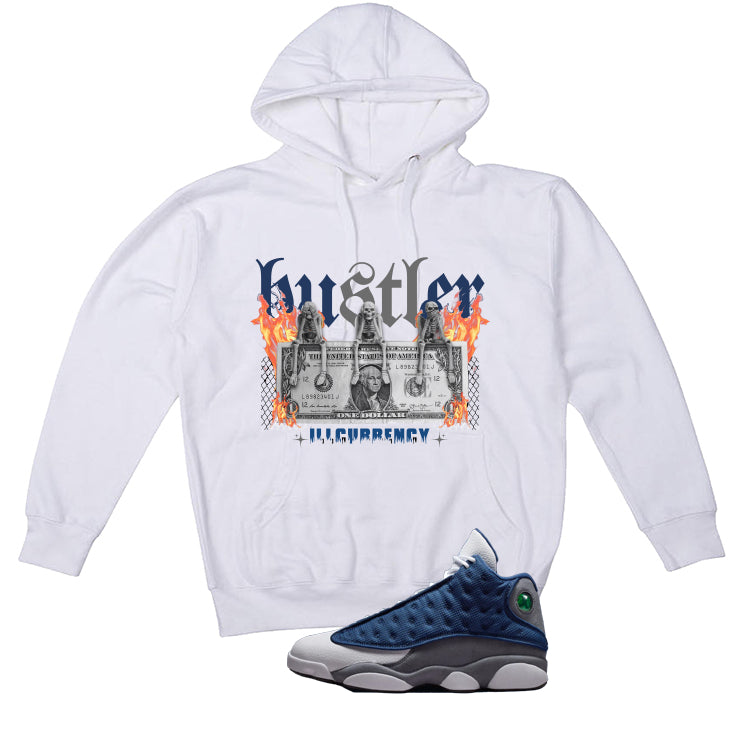 Air Jordan 13 Flint White T-Shirt (See No Evil Hustler) product image 3