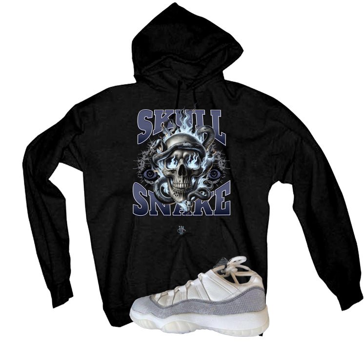 Air Jordan 11 Low Year Of The Snake Black T-Shirt (Skull product image 3
