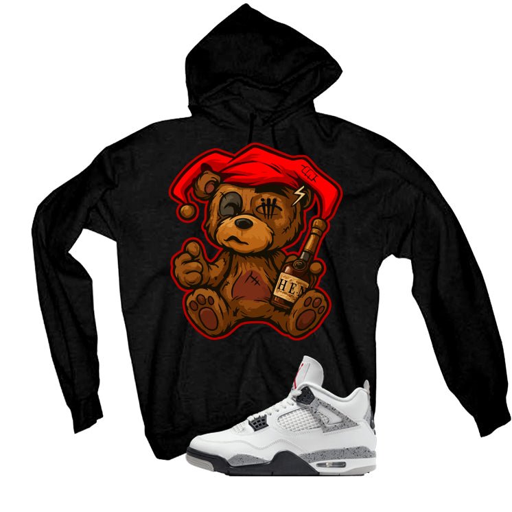 Air Jordan 4 White Cement Black T-Shirt (Teddy Henny) product image 3