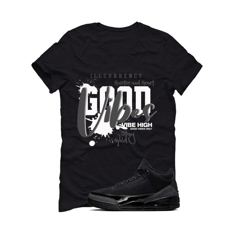 Air Jordan 3 Black Cat T-Shirt (Vibes)| illcurrency product image 2