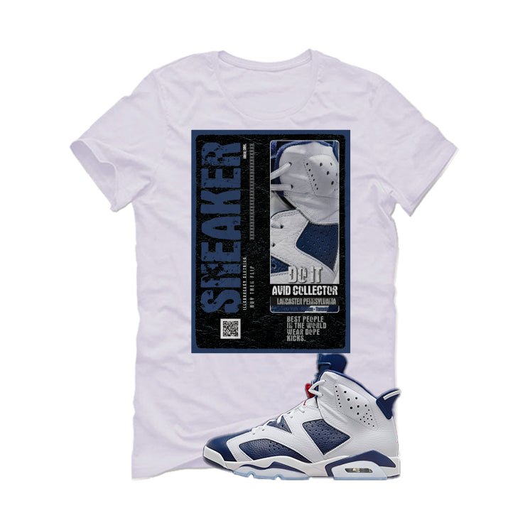 Air Jordan 6 Olympic White T-Shirt (COLLECTOR)| illcurrency product image 2