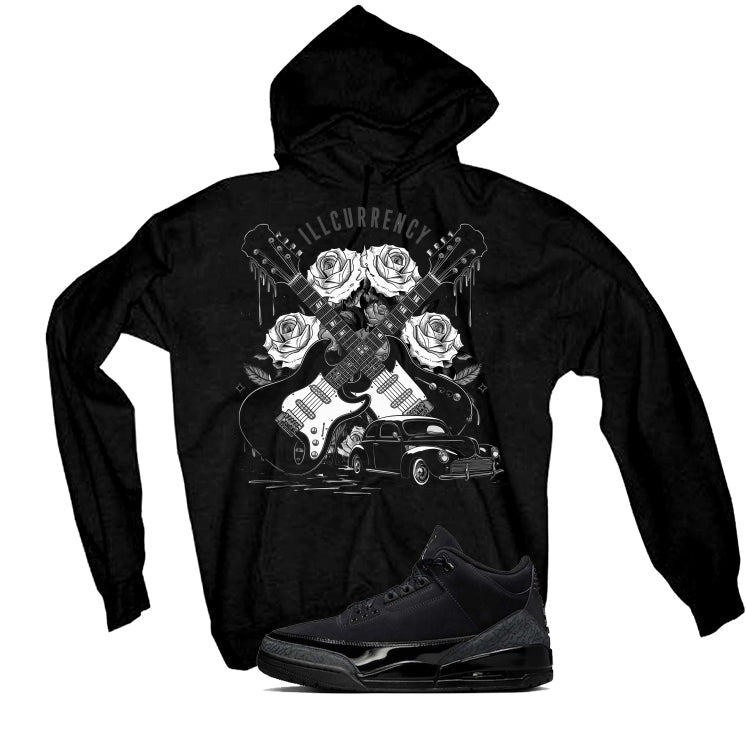 Air Jordan 3 Black Cat T-Shirt (Vintage Rock)| illcurrency product image 3