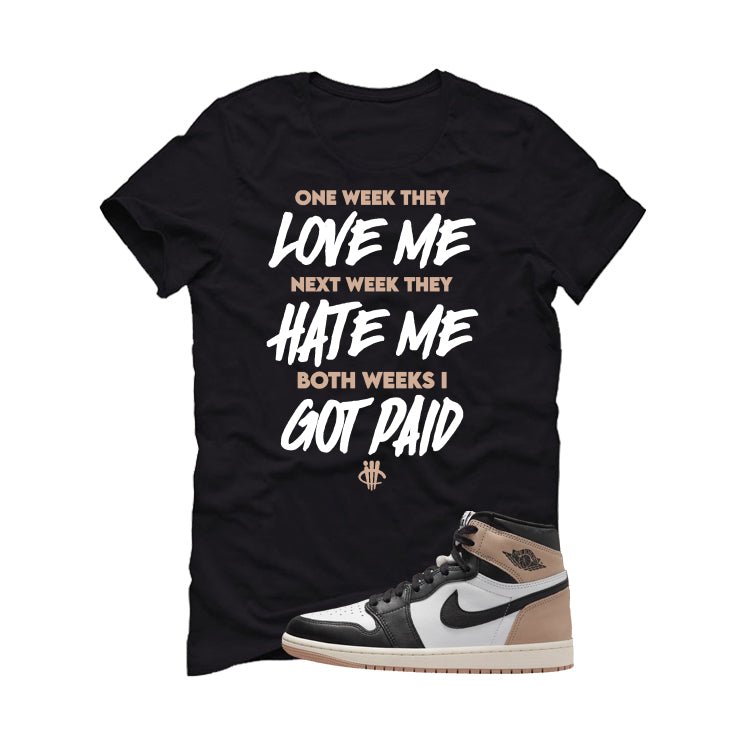 Air Jordan 1 High OG Latte Black T-Shirt (Paid)| illcurrency product image 2