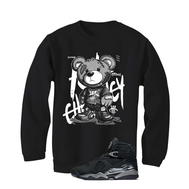 Air Jordan 8 Chrome Matching T-Shirt Black (Stitchez) product image 4