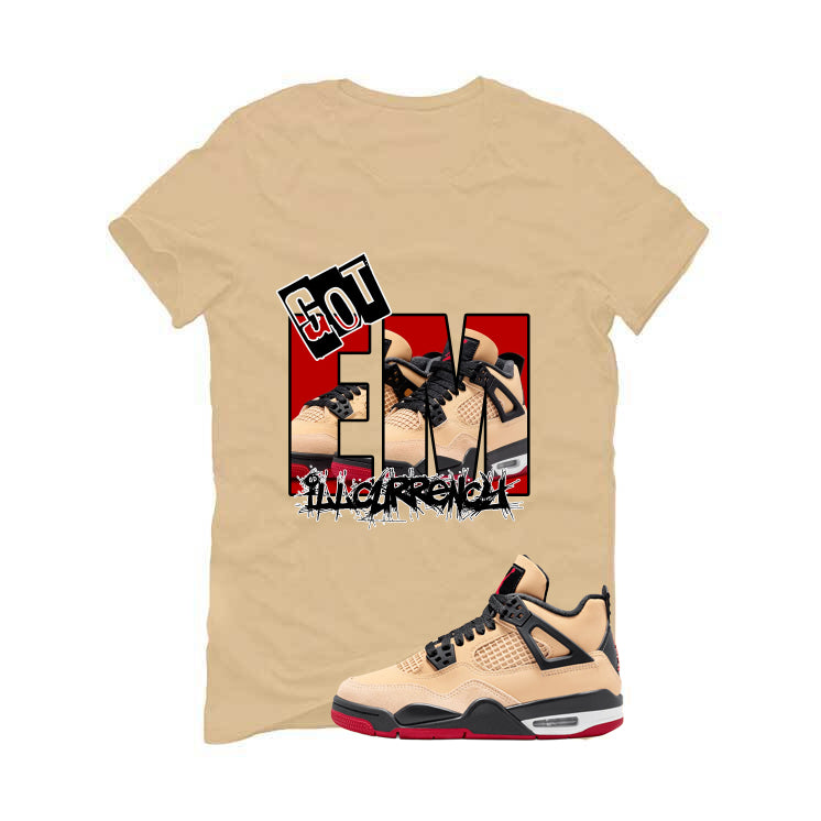 Air Jordan 4 Pizza (GS) Tan T-Shirt (GOT EM)| illcurrency product image 2
