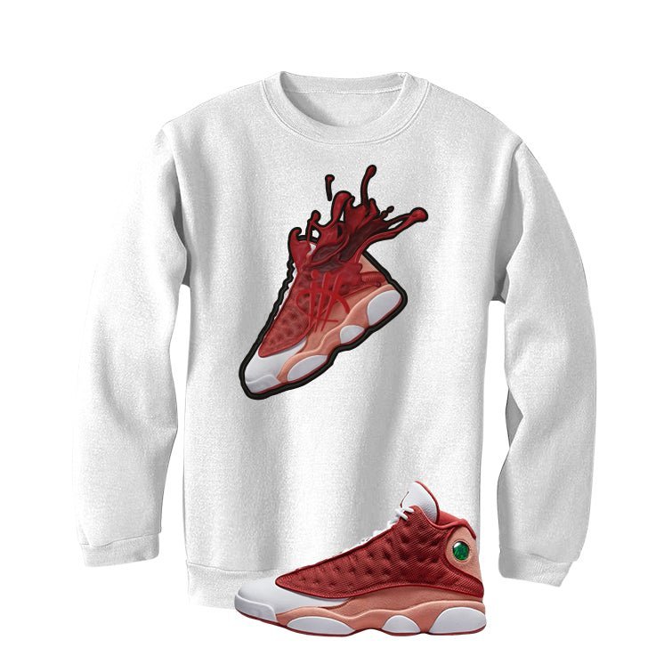 Air Jordan 13 Dune Red White T-Shirt (SPLASH 13) product image 4