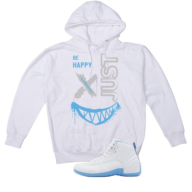 Air Jordan 12 Melo White T-Shirt (Be Happy)| illcurrency product image 3