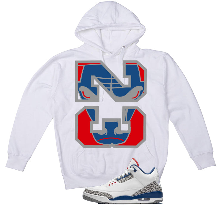 Air Jordan 3 True Blue Matching T-Shirt White (23) product image 3