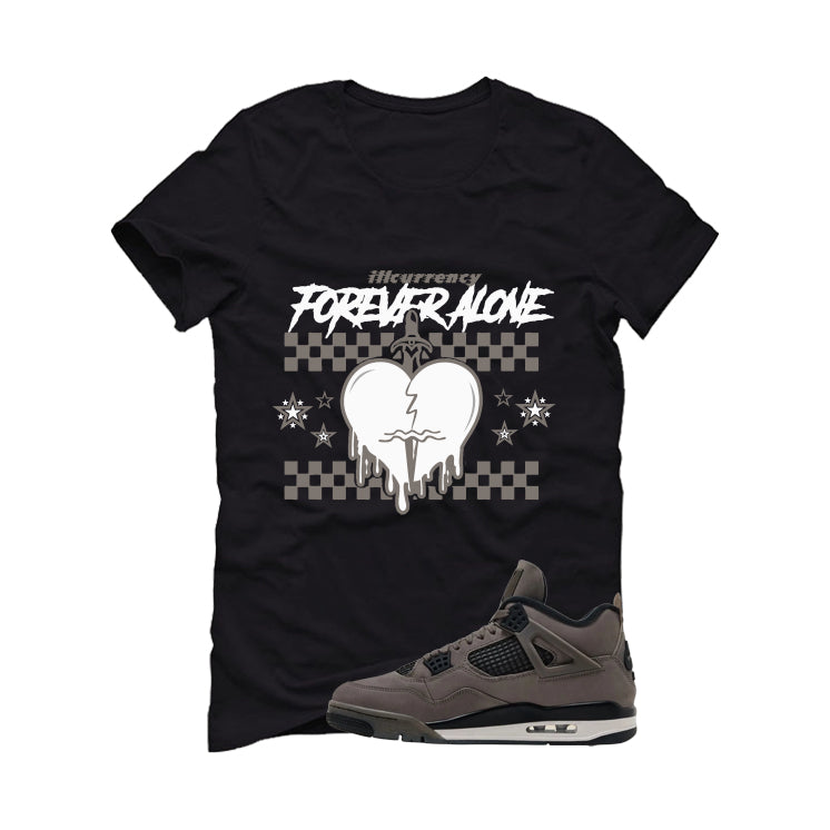 Air Jordan 4 Cave Stone Black T-Shirt (Forever Alone) product image 2