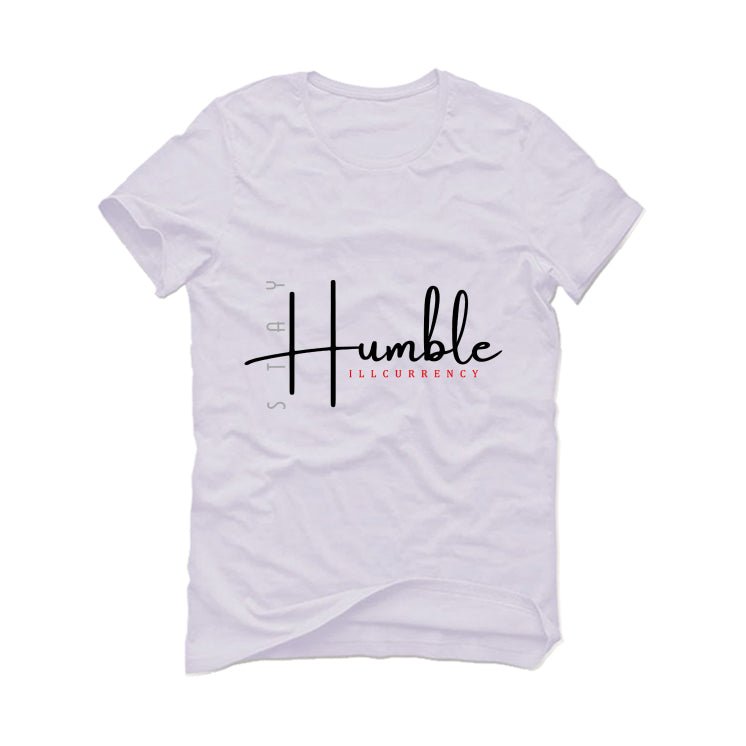 Air Jordan 4 White Cement T-Shirt (Stay Humble)| illcurrency product image 2