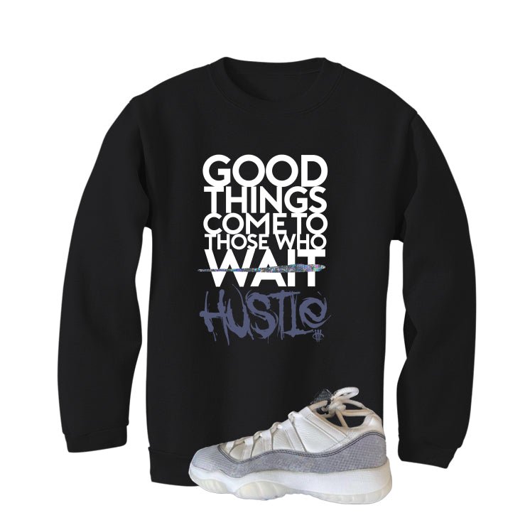 Air Jordan 11 Low Year Of The Snake Black T-Shirt (Good product image 4