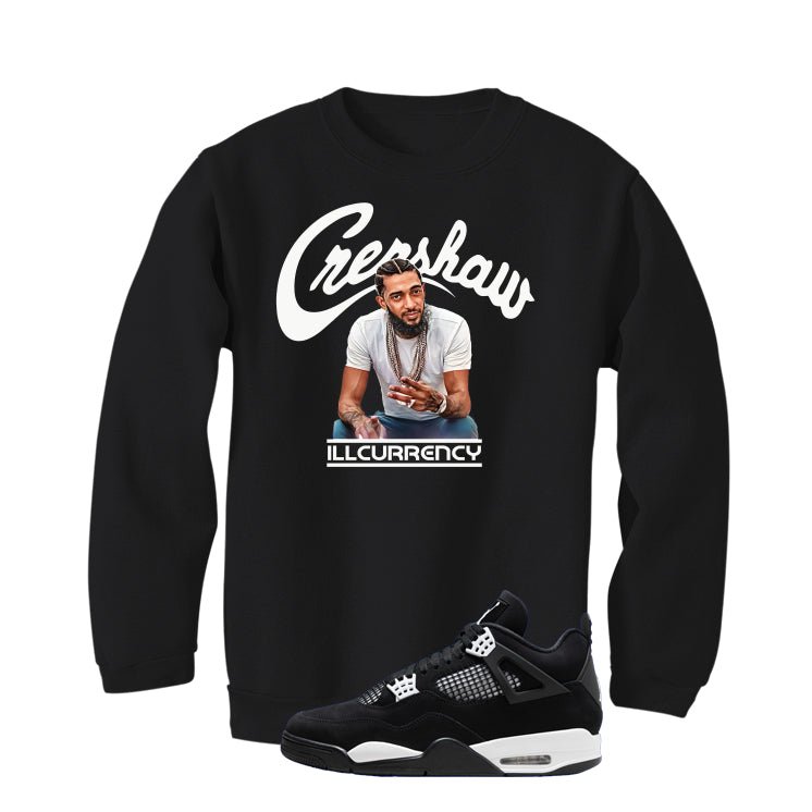 Air Jordan 4 White Thunder Black T-Shirt (Crenshaw) product image 4