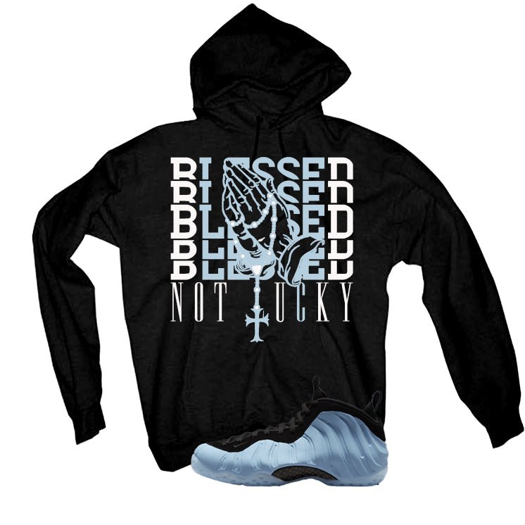 Nike Air Foamposite One Psychic Blue Black T-Shirt (Blessed product image 3