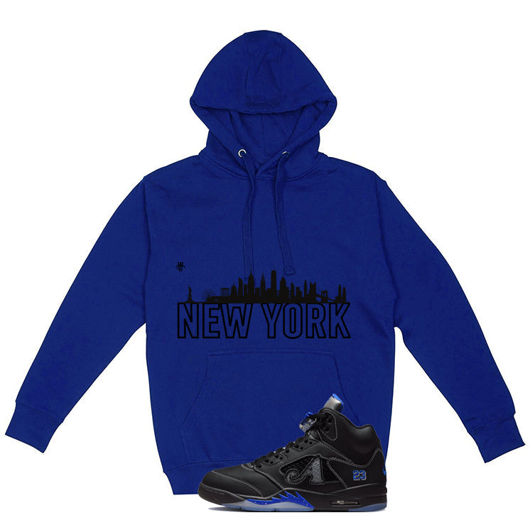 Awake NY x Air Jordan 5 Racer Blue Royal T-Shirt (New product image 3